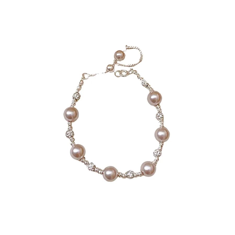 Wholesale EJAN French Irregular Imitation Pearl Alloy Charm Bracelet Light Luxury High-end Elegant Niche Fashion Design Feeling